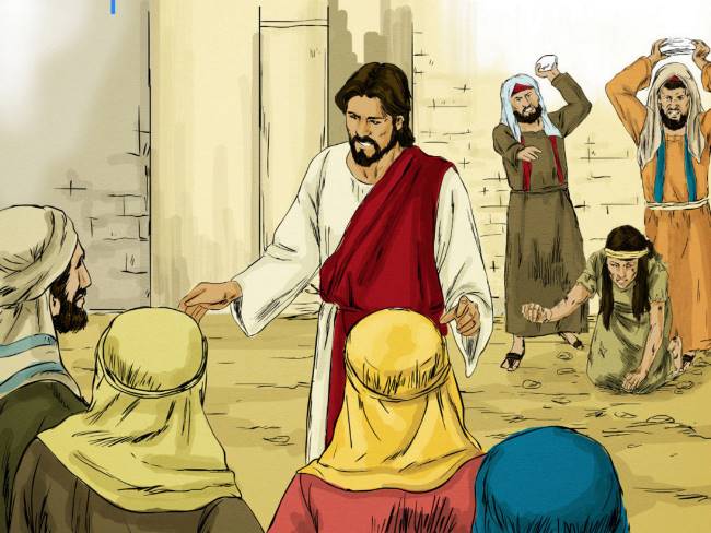 若耶穌沒阻止鄉民砸石頭？