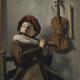 Boy Playing a Flute