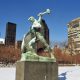 Statue by the Soviet Sculptor Evgeny Vuchetich